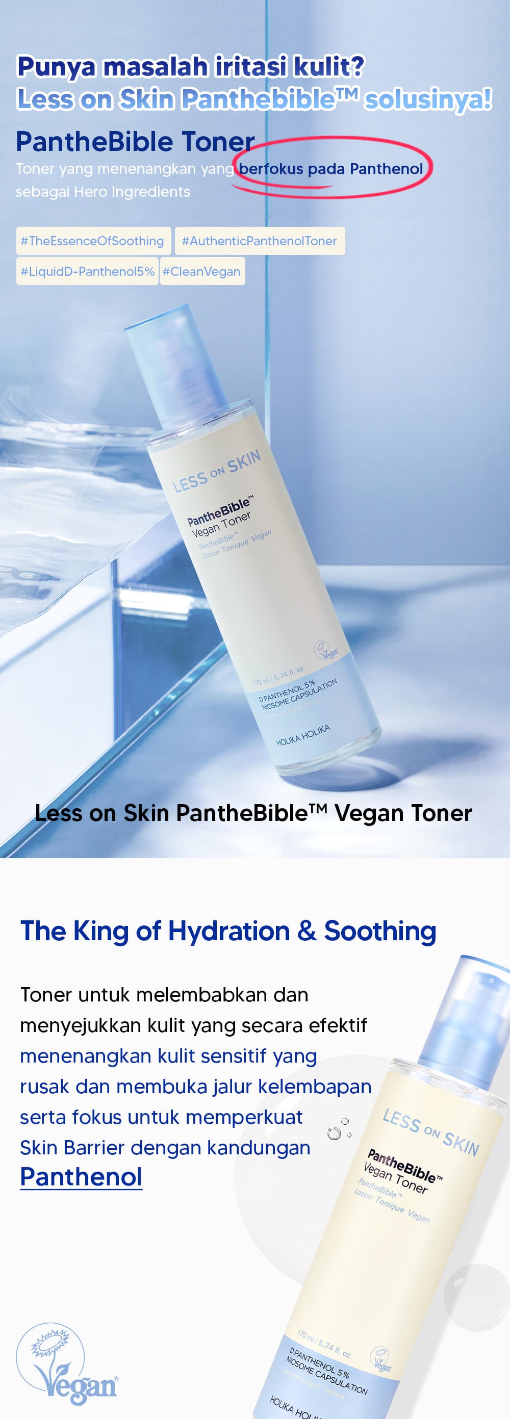 Less on Skin Panthebible Toner | Skin Barrier Skincare