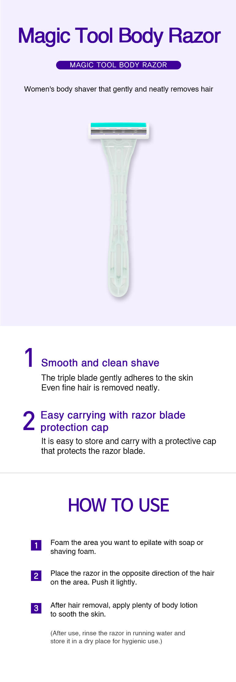 Pisau Cukur | Magic Tool Body Razor