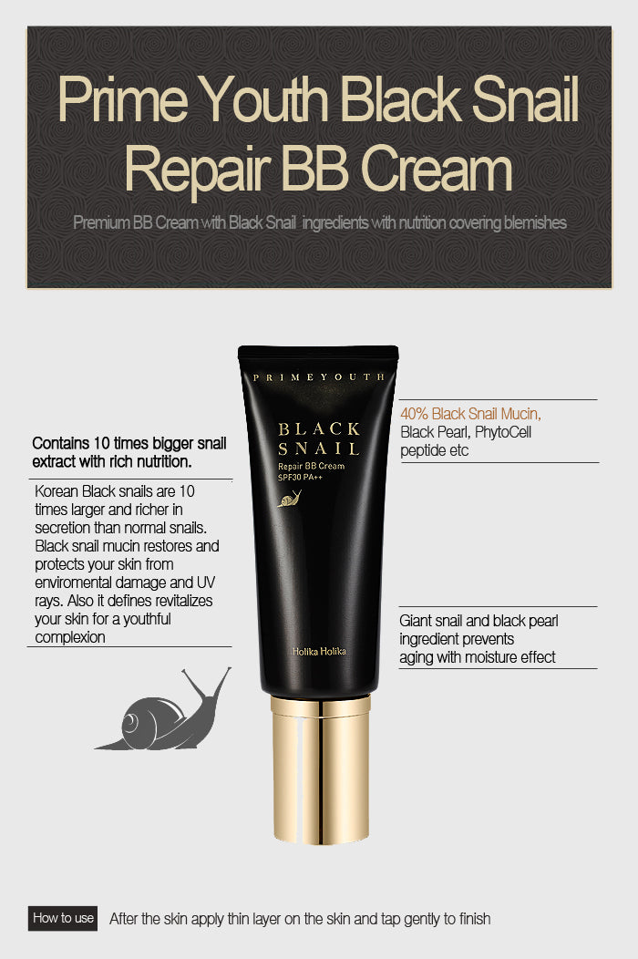 BB Cream | Prime Youth Black Snail BB Cream SPF30 PA++