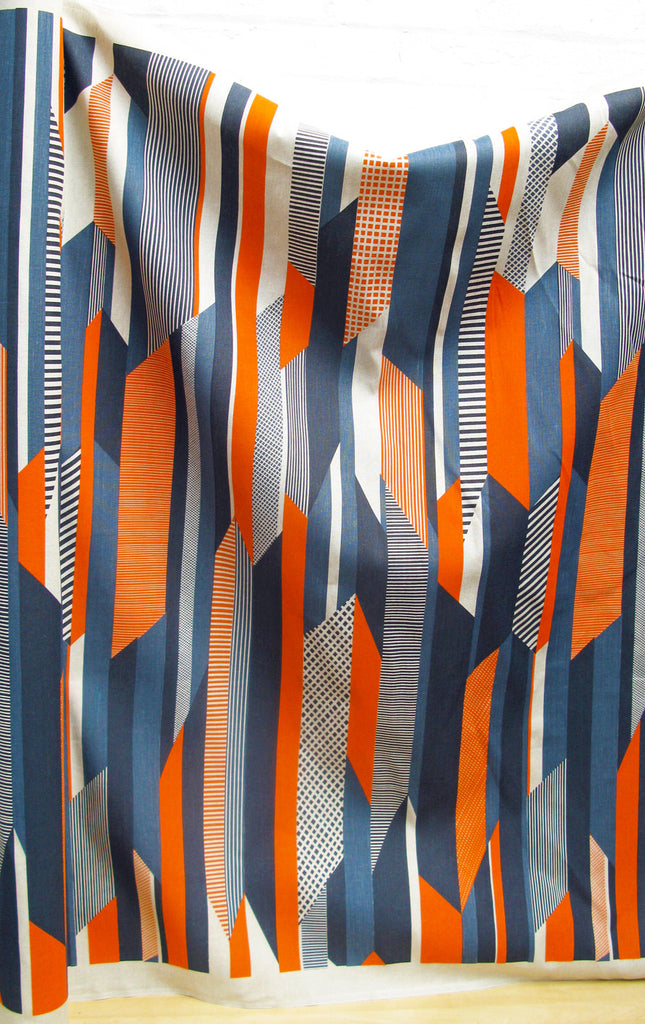 Textured Stripe: Blue Navy Orange - Tamasyn Gambell - A responsive ...