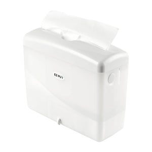 Countertop Multifold Hand Towel Dispenser - Pearl White - EZBRND - Countertop Towel Stand