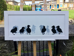 puffins painting