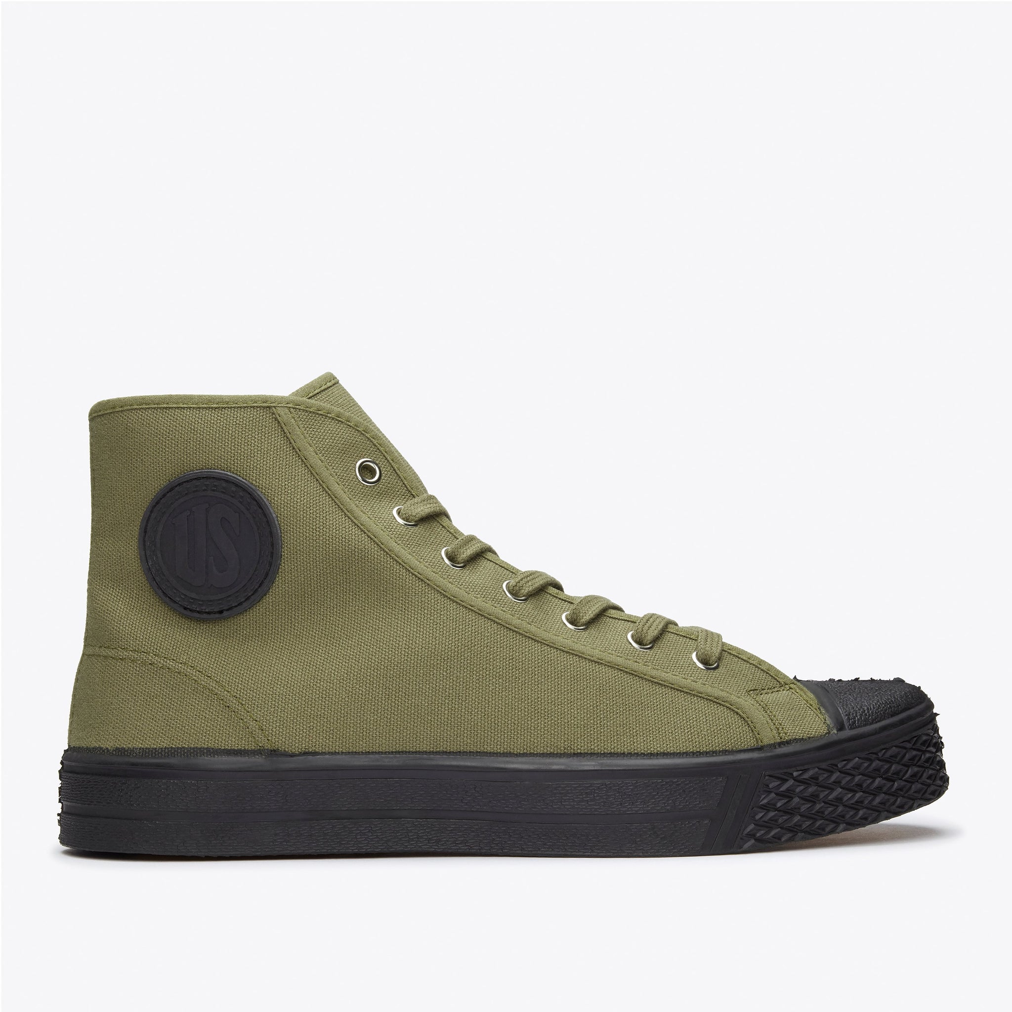 US Rubber Military High Top - Military Green - US-Rubber.com