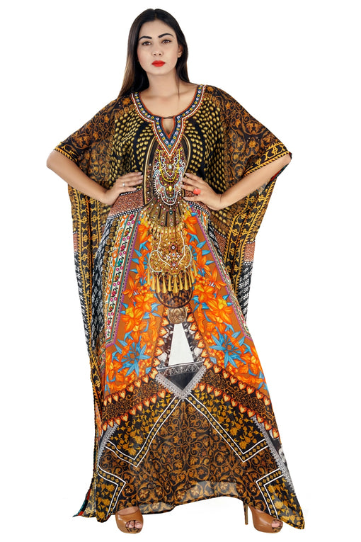 Silk kaftan Beach kaftan dress for woman beaded/beach wear/one piece ...