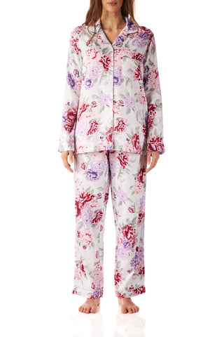 Emilia Floral Viscose Cotton Pyjama Set as seen on Studio 10