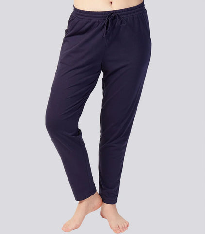 Navy Ultra Soft Cotton Jersey Lounge Pants