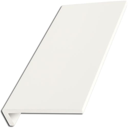 White UPVC Internal Window Sill Cover Square Edge | PVC-CRD