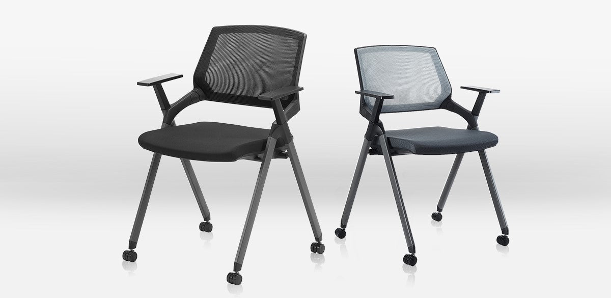 Clatina Pizarro Office Guest Stacking Chair - Back Tilt Recline Overview