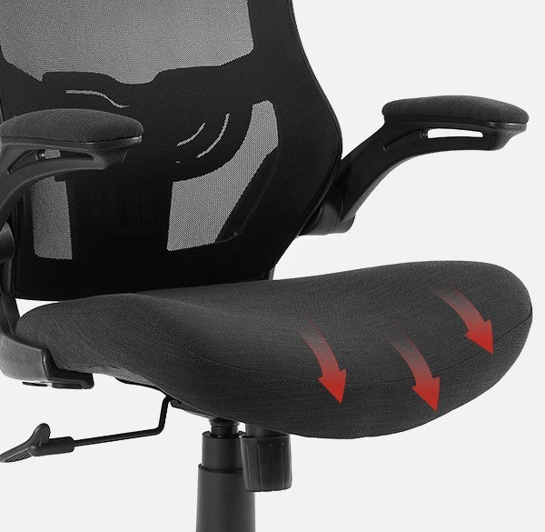 Klasika Blanca Mesh Ergonomic Desk Chair with Flip-up Armrest Overview
