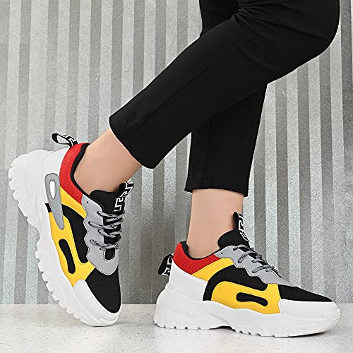 Carrito Casual Shoes for Women's/Ladies/Female/Girls Trendy, Fashionable,  Lightweight, Comfortable, Casual wear lace-up White Sneakers for Women's/ Sneakers for Women's and Girl's