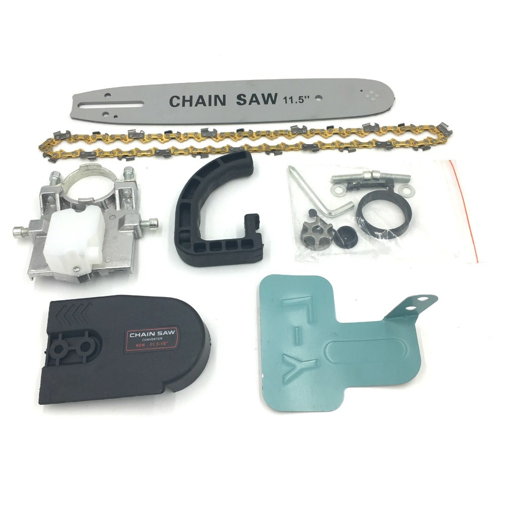 Electric Chainsaw Bracket Adjustable Universal M10/M14/M16 Chain Saw Part Angle Grinder Into Chain Saw - Million Plaza