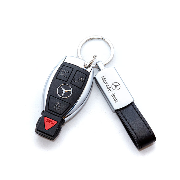 Mercedes-Benz Keychain with Leather Strap (Smaller) – Mercedes-Benz  Boutique by Fletcher Jones