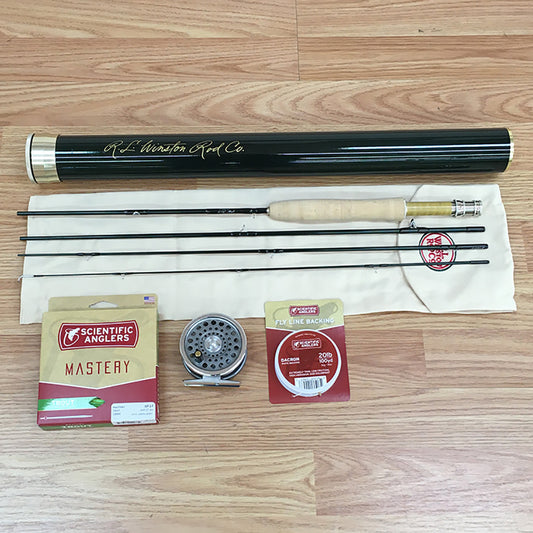 Winston Pure 7'6 3-weight 4pc Fly Rod Outfit