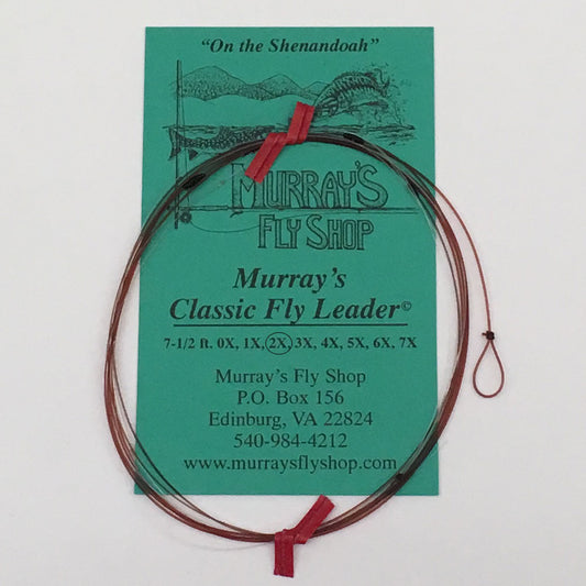 Murray's Classic Leaders 9' Hand Tied Made in the USA-Murrays Fly