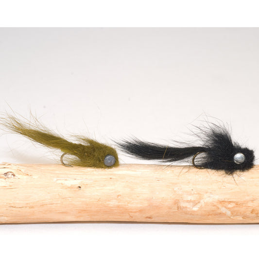 Murray's Hellgrammite - Brown - Sz 4&6 - 2 pack - Fly Fishing Streamer