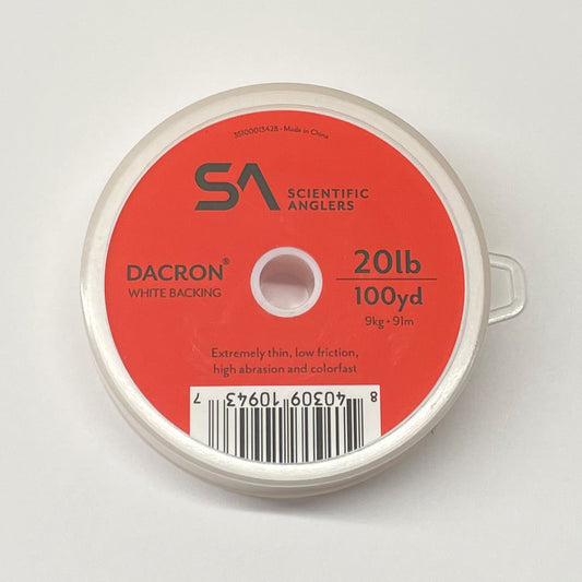 Snowbee Braided Dacron Backing Line - 30lb White 100m