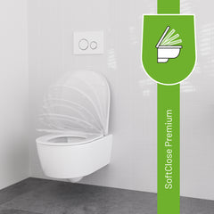 D450: D-Form WC-Sitz Absenkautomatik mit SoftClose®