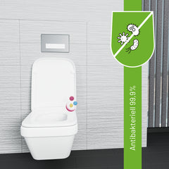 Duroplast WC-Sitz eckig: Antibakteriell und hygienisch