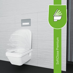 WC Sitz eckig Q600 mit Absenkautomatik SoftClose®