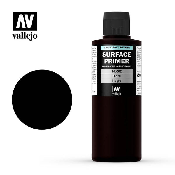 Vallejo Primer Acrylic Black 60ml