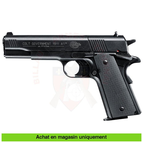 Pistolet a plombs Air Comprimé RUGER MARK IV - NOIR Cal. 4.5mm (.177) plomb