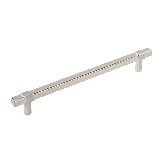Monroe Appliance Pull 12 Inch Center to Center Satin Nickel Finish Image 1