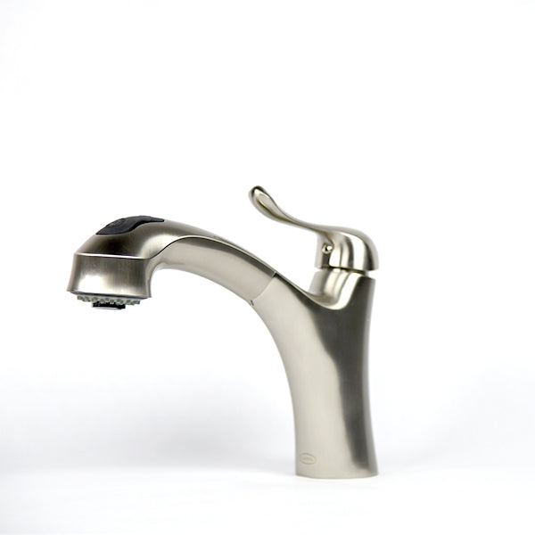 Brushed Nickel Standard Spigot Kitchen Faucet Cabinets To Go