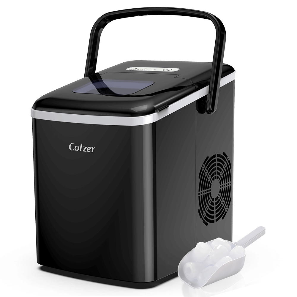 Portable 26 Lb Countertop Ice Maker Machine Black Colzer