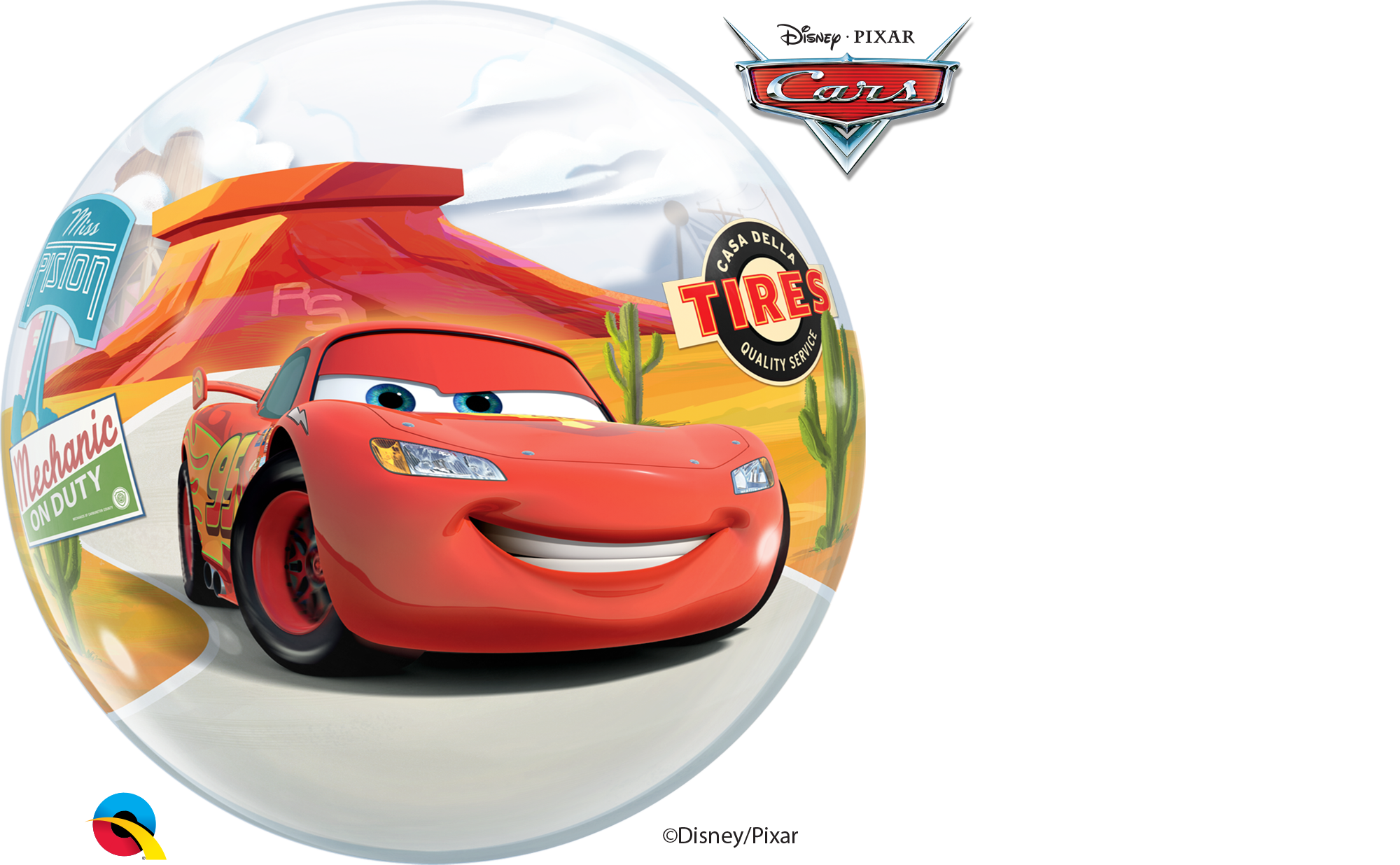 Disney Cars Lightning McQueen And Mater 2-Sided Helium Filled Single B –  Paul's Party Zone