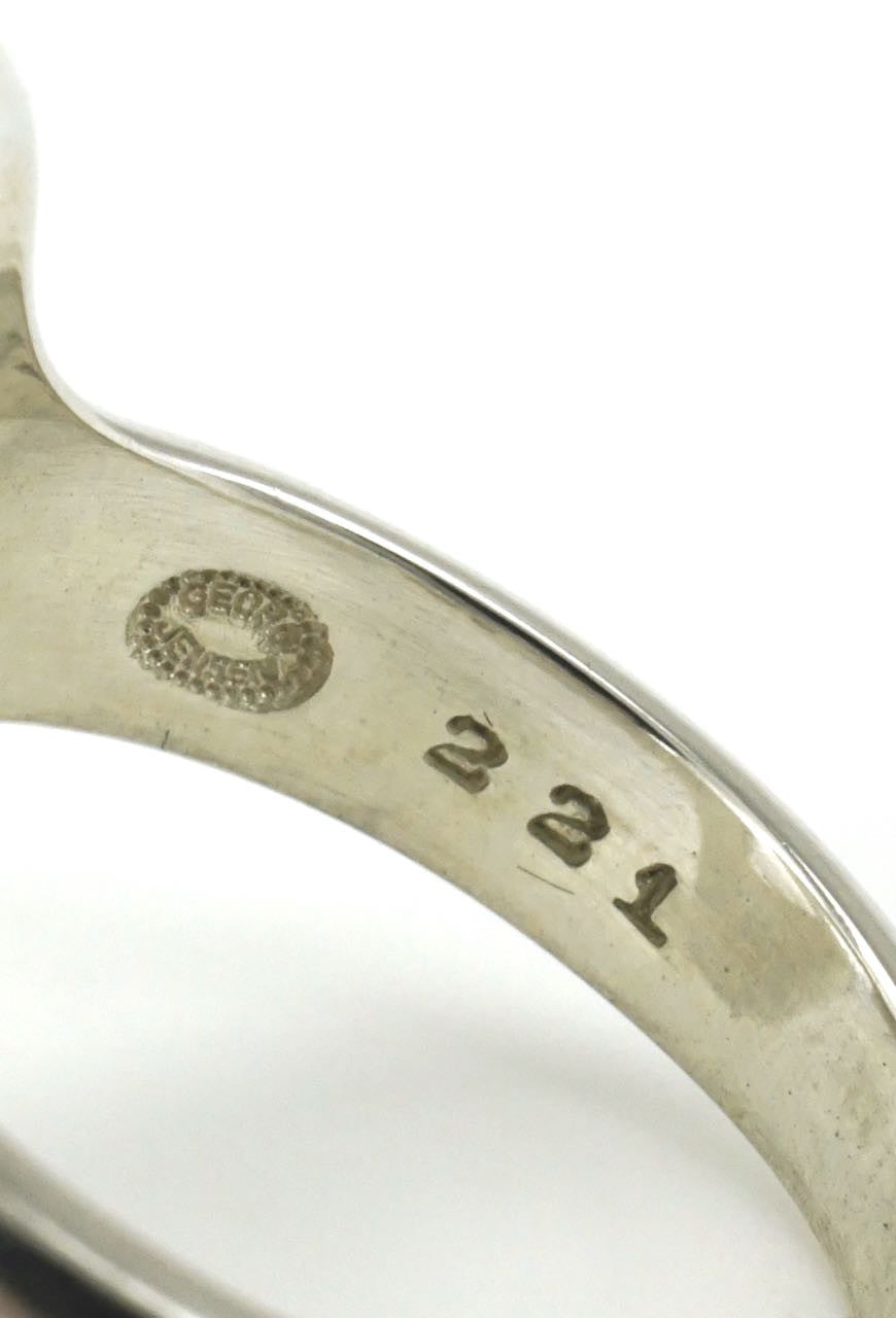 Georg Jensen silver ring - design 221 Henning Koppel – antiques-art-design