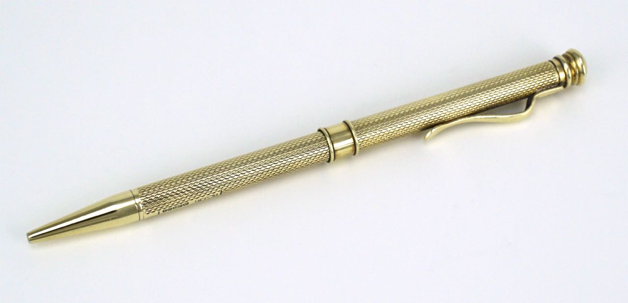 gold mechanical pencil