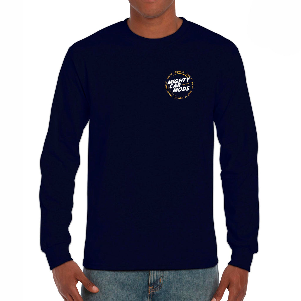 Long Sleeve Blue MCM Workshop Shirt – Mighty Car Mods