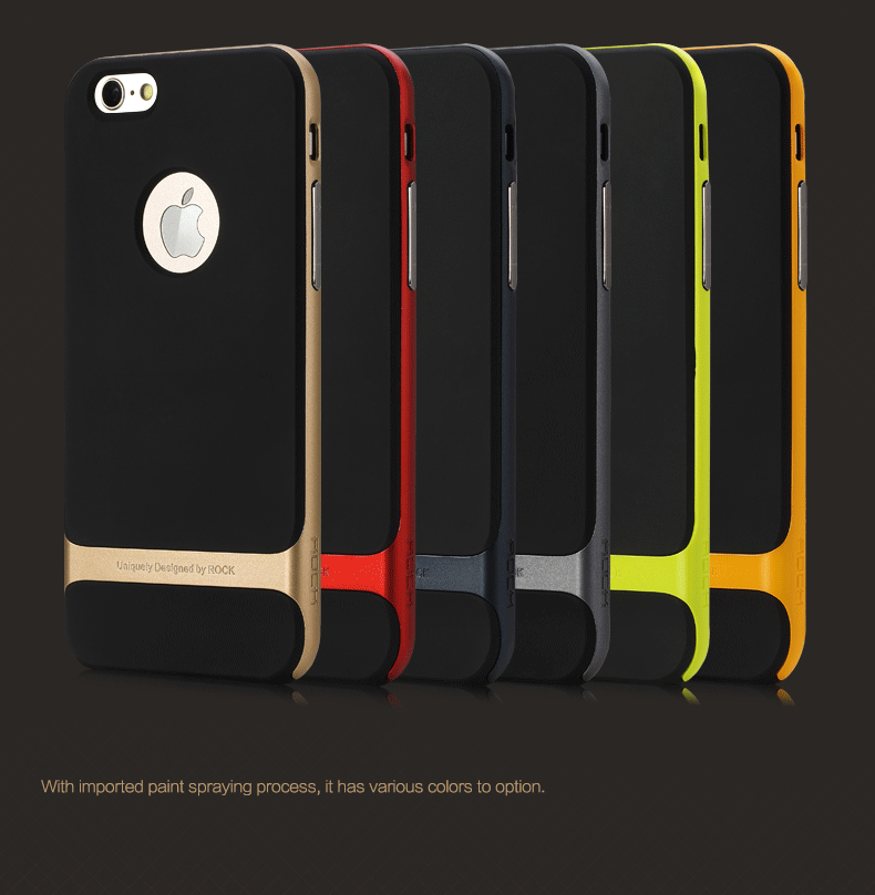 Rock Neo Hybrid Soft Case Cover with Bumper for Apple iPhone 6 4.7