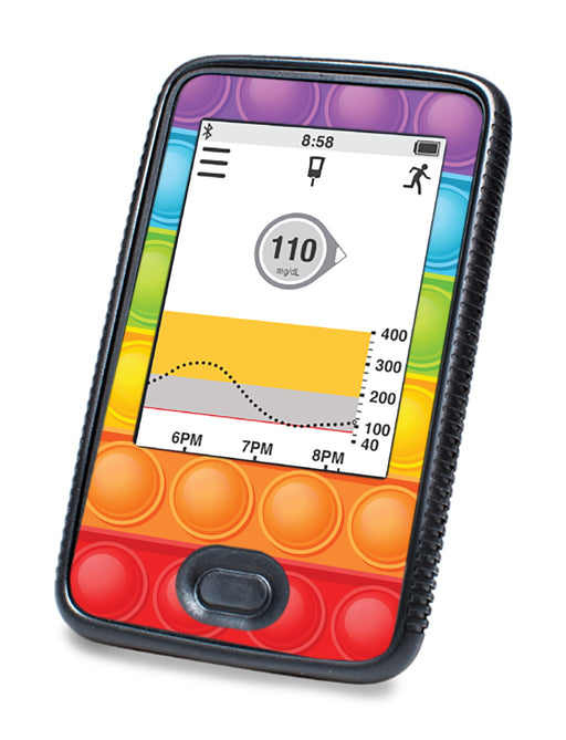 Pop It Designed For Dexcom G6 Touchscreen Receiver Peelz Dexcom Continuous Glucose Monitor