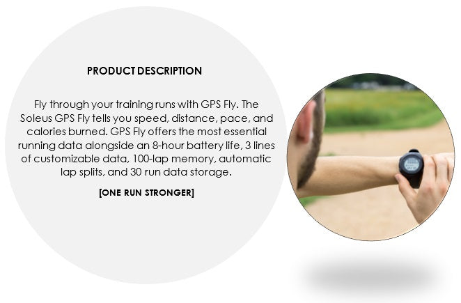 soleus gps fly product description