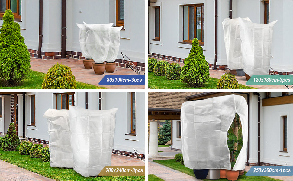 120 * 180cm Housse de Plante,Housse de Protection pour Plante