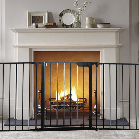 VOUNOT 5 Panel Metal Fire Guard, Hearth Gate, Fire Gate, Fireplace