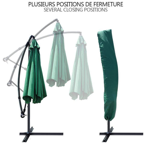 Housse de protection pour parasol déporté N22, avec fermeture à