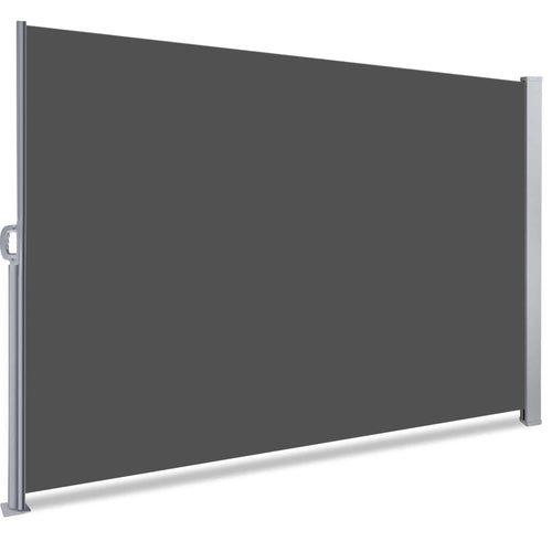 Paravent retractable avec housse de protection 140x300cm Gris - VOUNOT