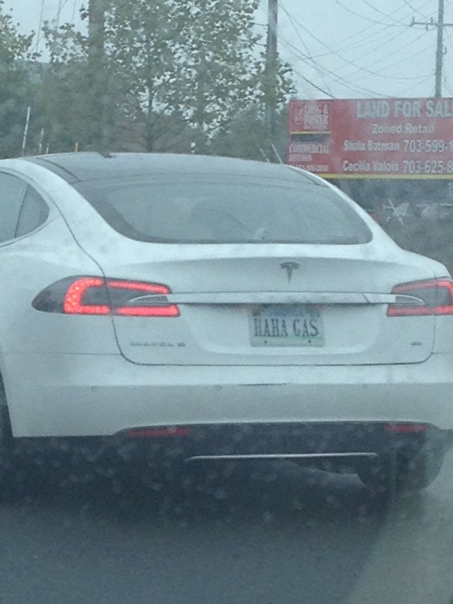Check Out These Clever, Personalized Tesla License Plates