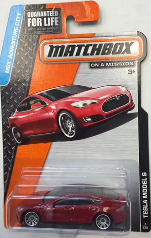 Tesla Model S MatchBox Diecast Toy Car from EVANNEX - Metallic Red | eBay