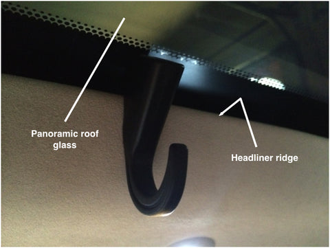 Tesla Model S coat hook