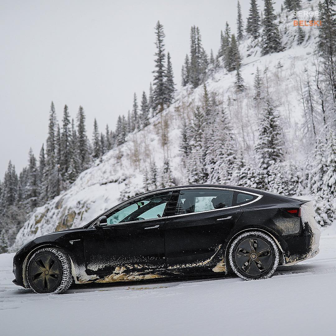 Tesla Model 3 In Snow Doesnt Get Much Better Than This