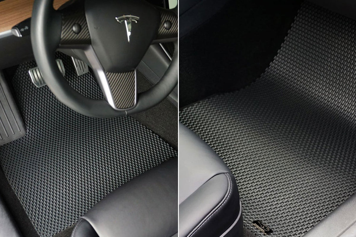 Tesla Model 3 All Weather Floor Mats EVANNEX Aftermarket Tesla