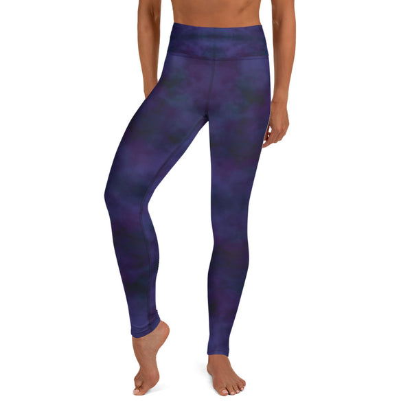 purple yoga pants