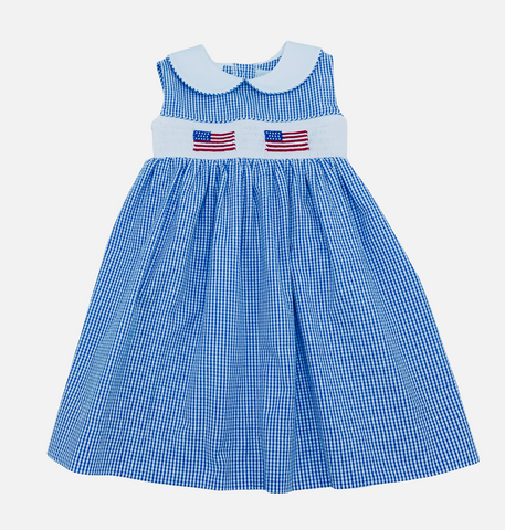 Peter Pan Seersucker Stripe Sundress – The Monogram Shop