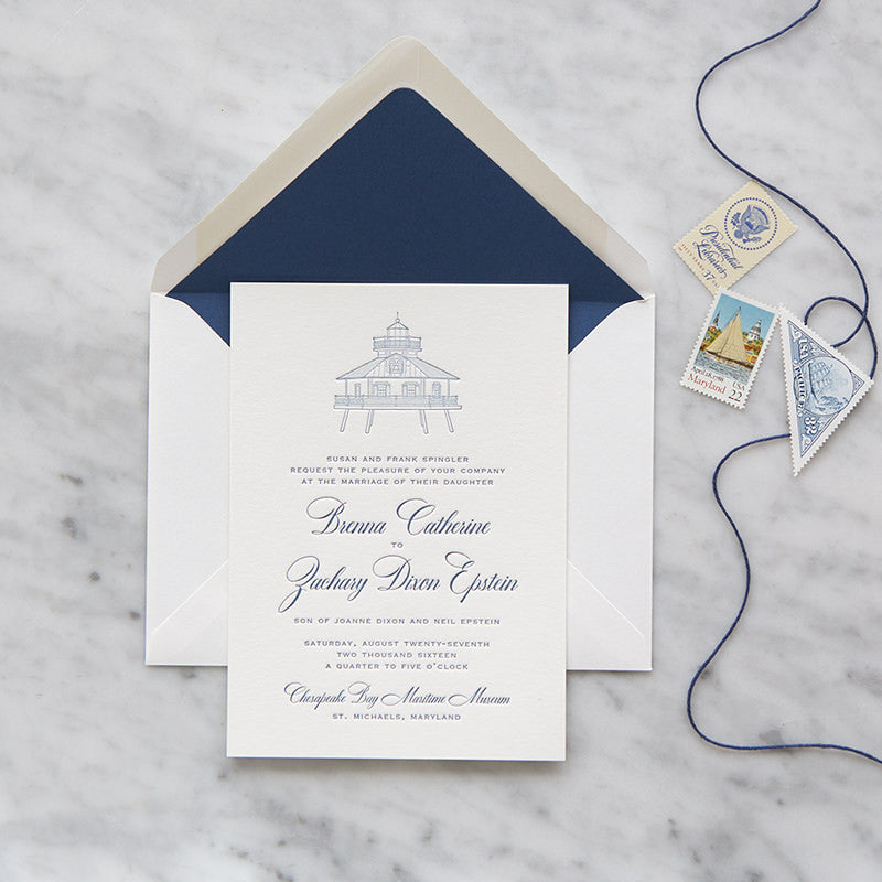 letterpress wedding invitations