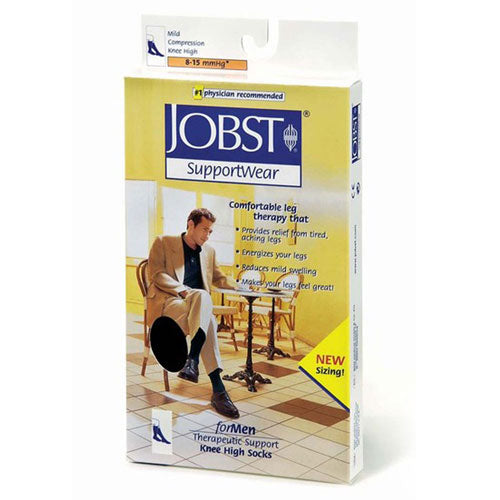 Jobst Formen Knee High Socks Moderate Compression White Extra Large each by Jobst