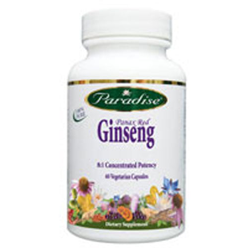  Paradise Herbs Panax Red Ginseng   60 vcaps