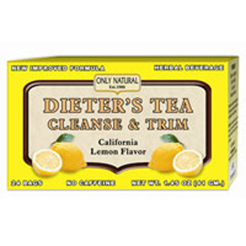 Only Natural Dieter's Cleansing Tea - Lemon 24 Bags